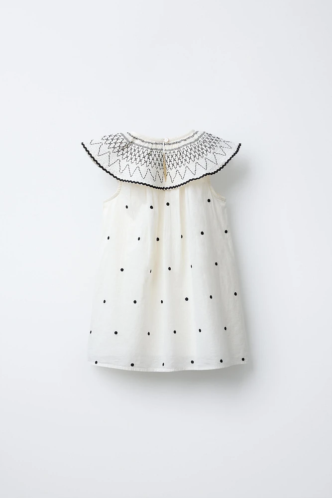 EMBROIDERED DRESS