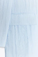OPEN WRINKLE-EFFECT BLAZER