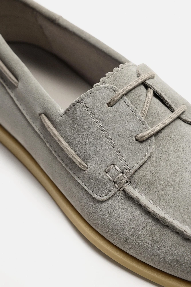 CHAUSSURES BATEAU EN CUIR