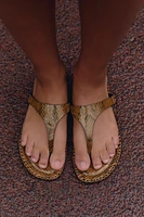ANIMAL PRINT SANDALS