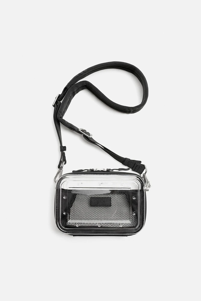 TRANSPARENT RIGID CROSSBODY BAG