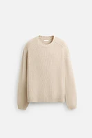 COMBINED TEXTURES SWEATER