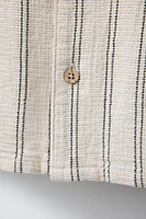 TEXTURED STRIPED TOP