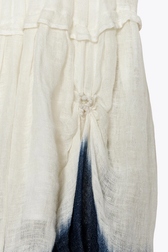 KNOTTED TIE-DYE DRESS X FANGLU LIN