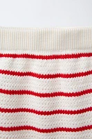 BLOOMER EN MAILLE À RAYURES