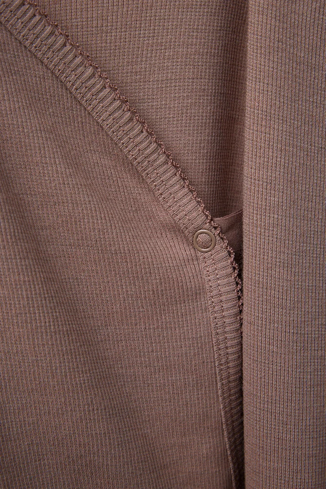 TWO-PACK BOX OF WRAP NECK MERINO WOOL BLEND BODYSUITS