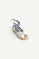 LACE-UP SANDALS