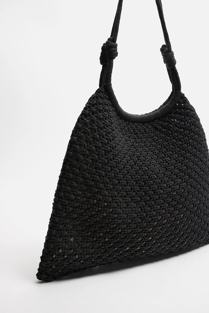 MACRAMÉ SHOPPER BAG