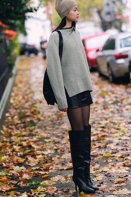 BOTTES À TALONS TIGE XL