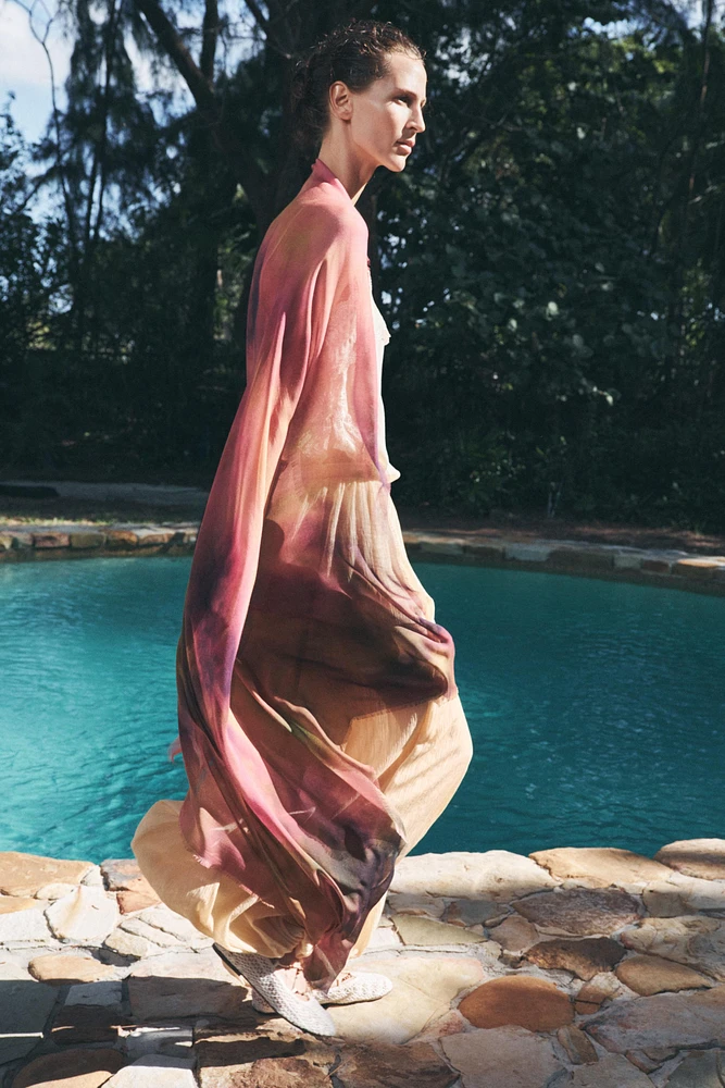 FOULARD MODAL IMPRIMÉ TIE & DYE