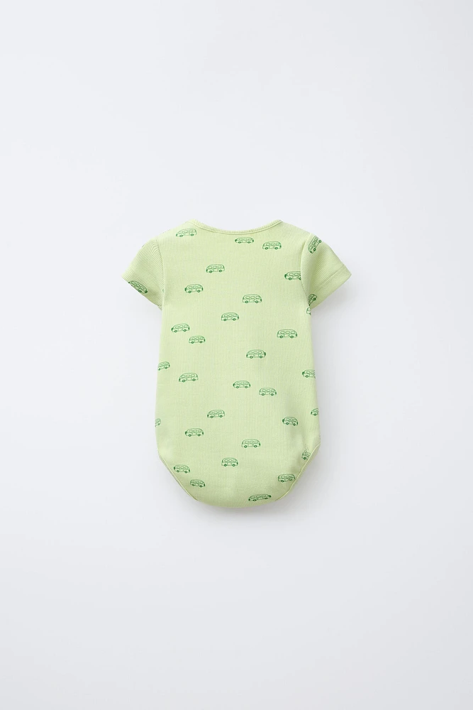 TWO-PACK PRINTED BODYSUITS