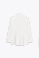 DOUBLE BREASTED SHOULDER PAD BLAZER