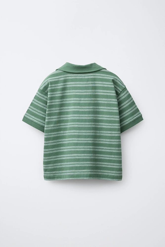 STRIPED POLO SHIRT