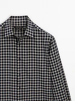 100% cotton regular fit check shirt