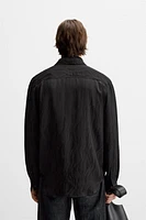 SATIN EFFECT JACQUARD SHIRT