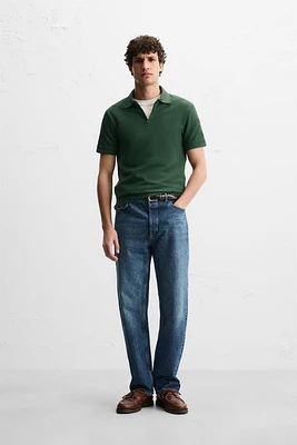 QUARTER ZIP POLO
