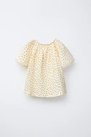 LACE PRINT T-SHIRT