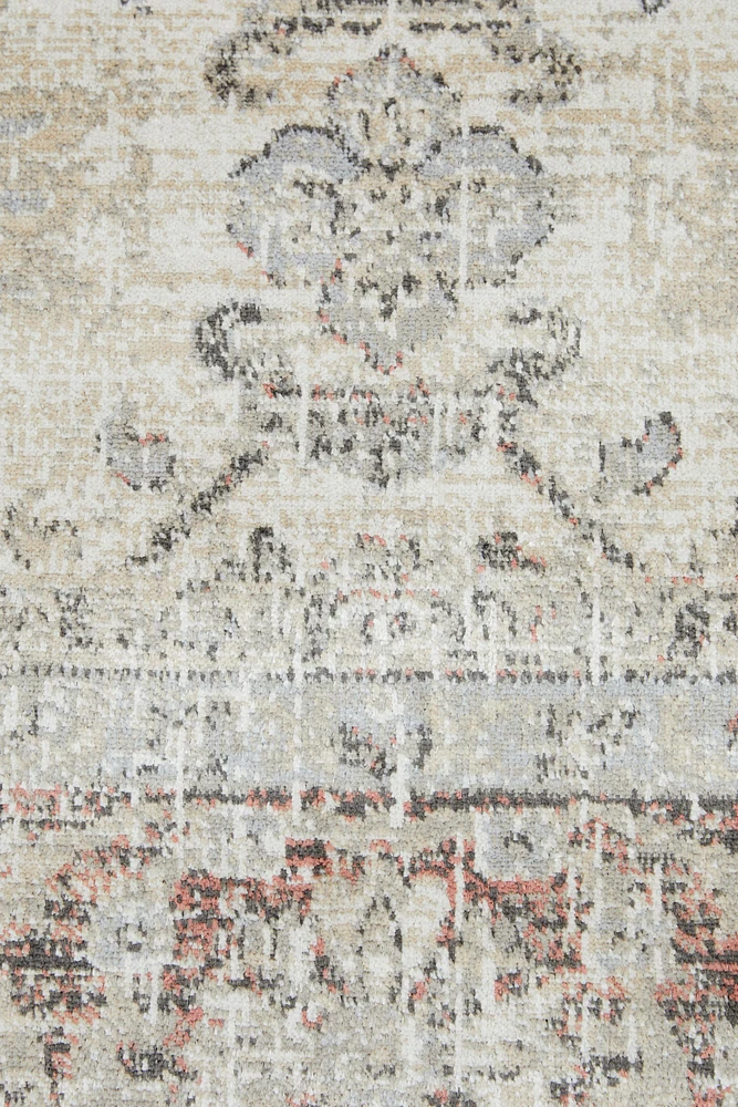 RECTANGULAR VINTAGE-EFFECT RUG