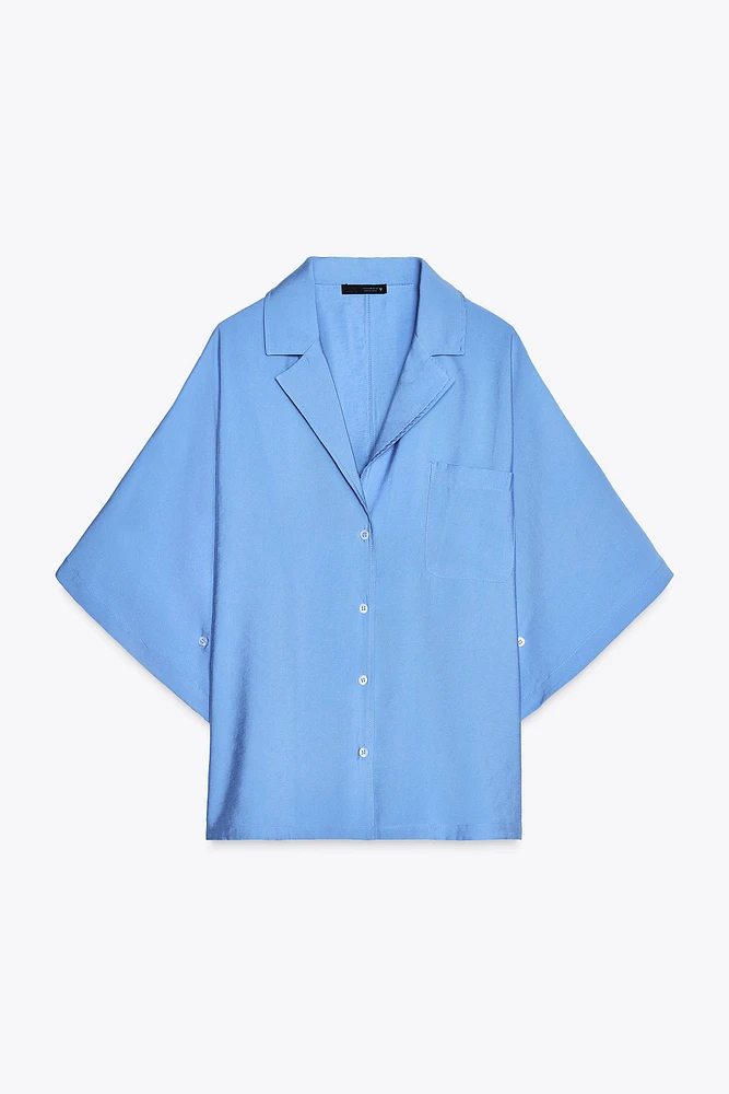 FLOWY OVERSIZED SHIRT