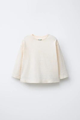 POINTELLE HEARTS T-SHIRT