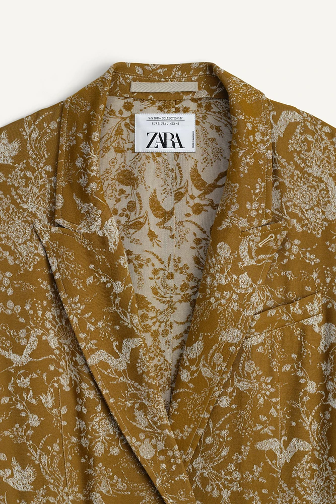 BLAZER FLUIDE JACQUARD ÉDITION LIMITÉE