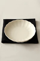 SCALLOPED PORCELAIN SOUP PLATE