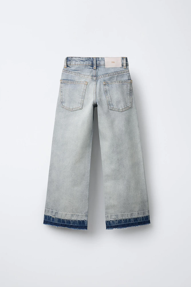 JEAN FLARE BAS SANS COUTURE