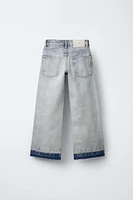 JEAN FLARE BAS SANS COUTURE