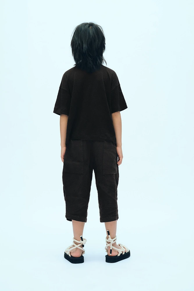 LINEN BOW T-SHIRT X FANGLU LIN