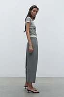 PLEATED CHINO PANTS