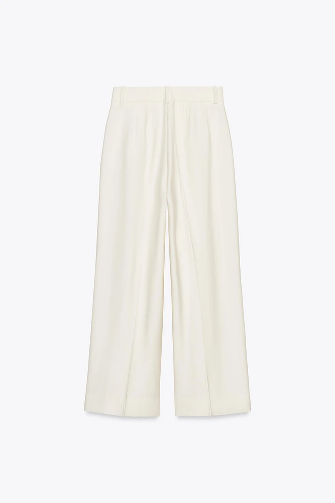 PANTALON À PINCES FLUIDE ZW COLLECTION