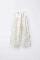 STRAIGHT LEG KNIT PANTS