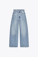 TRF HIGH RISE EXTRA WIDE LEG JEANS