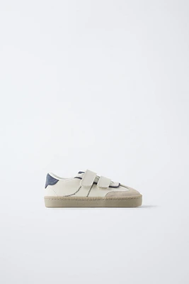 LEATHER SNEAKERS WITH STRAPS