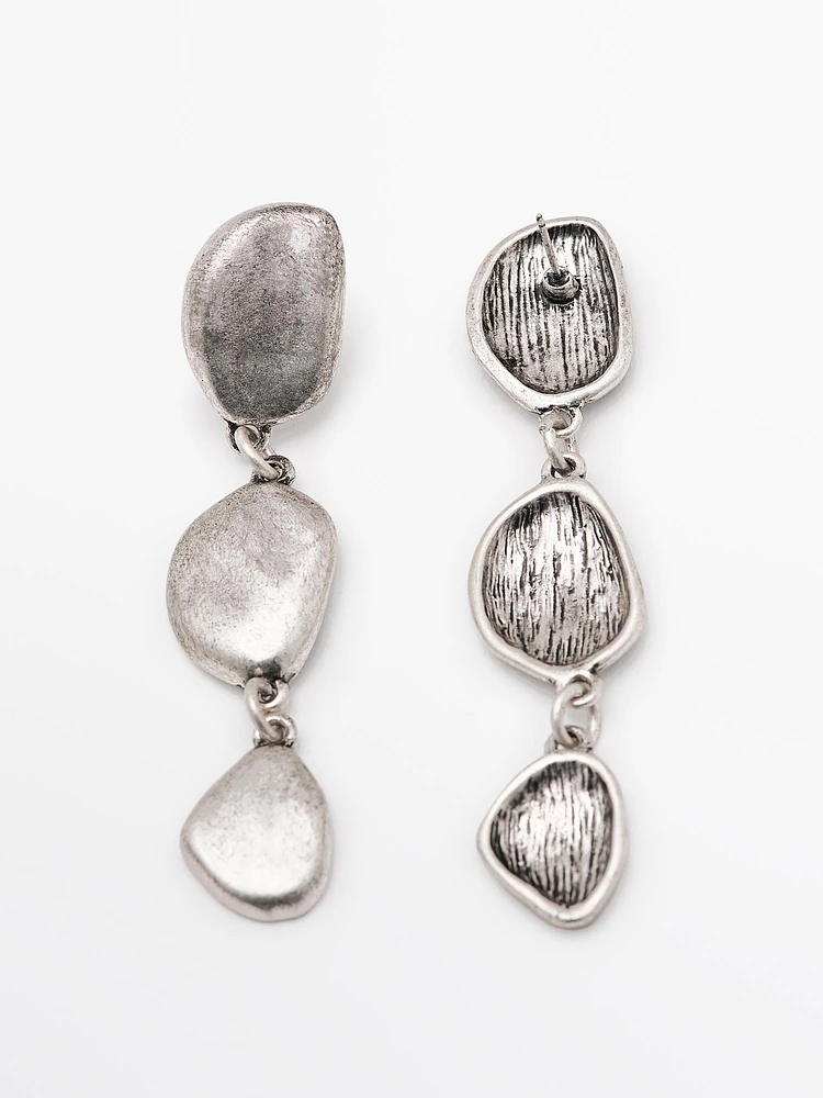 Boucles d’oreilles pendantes feuille