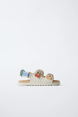 RUBBERIZED SANDALS