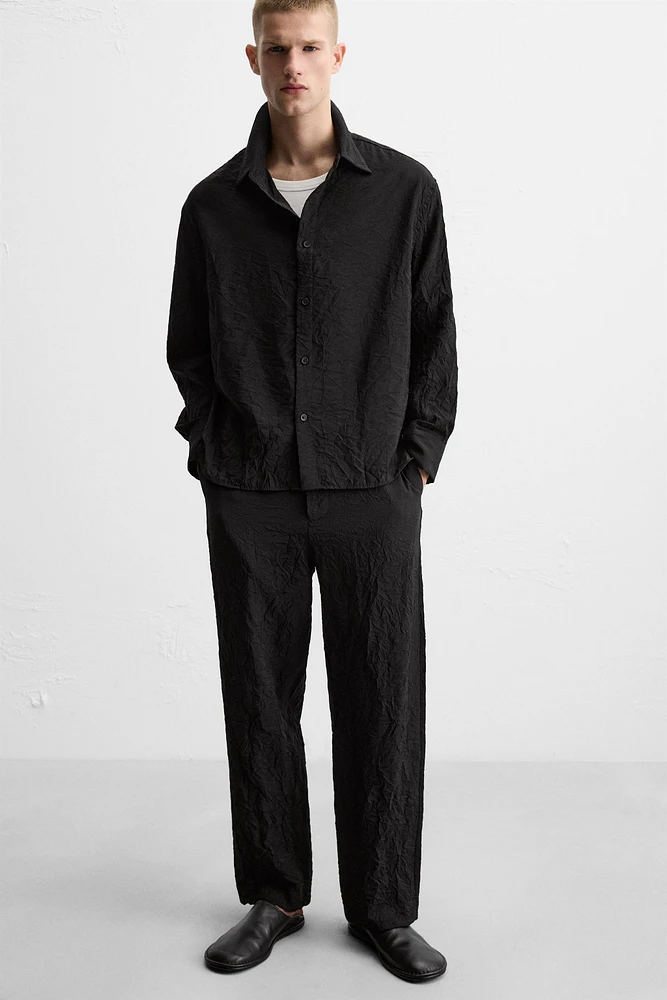 WRINKLE LOOK PANTS