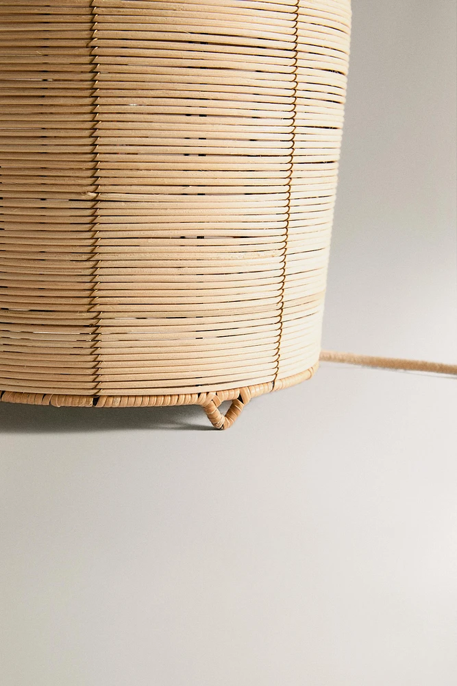 RATTAN TABLE LAMP