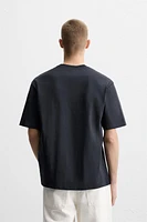 CONTRAST STRIPE T-SHIRT