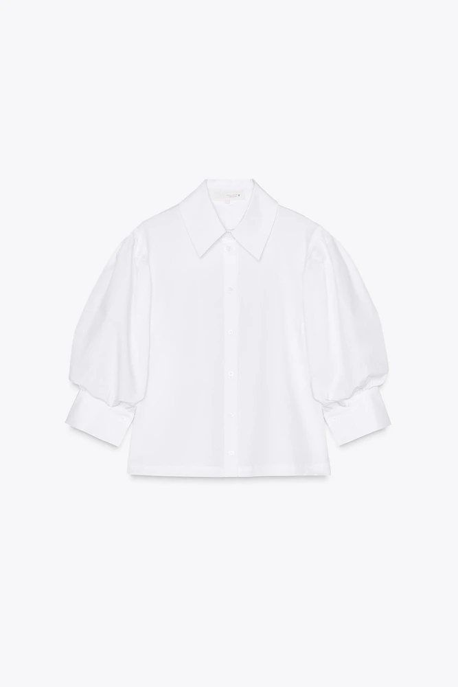CHEMISE EN POPELINE COLLECTION ZW