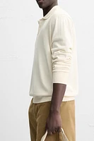 KNIT COTTON - LYOCELL POLO SHIRT