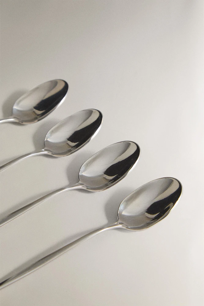 PACK OF COFFEE SPOONS WITH THIN HANDLES (PACK OF 4)