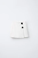 JUPE-SHORT À FLEURS