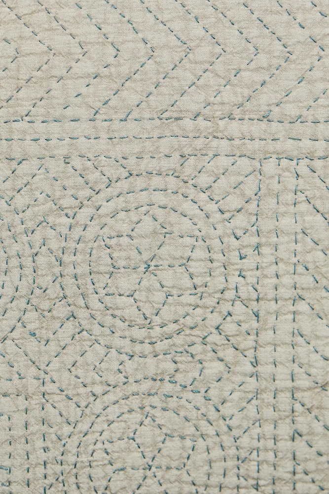 HOUSSE DE COUSSIN BRODERIES