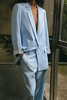 STRAIGHT LEG LINEN PANTS