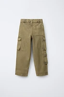 MULTI-POCKET CARGO JEANS