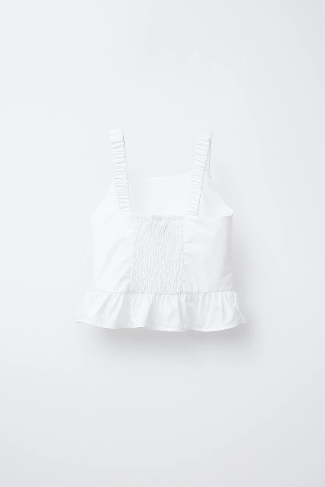 SMALL RUFFLE TOP