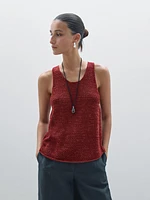 Textured cutwork top