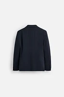 TEXTURED SUIT BLAZER