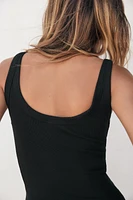 RIBBED BODYSUIT